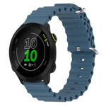 Cinturino per orologio in silicone tinta unita stile oceano da 20 mm, For Garmin Approach S40, For Garmin Forerunner 158