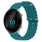 Cinturino per orologio in silicone tinta unita stile oceano da 20 mm, For Garmin Forerunner 55, For Garmin Venu