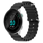 Cinturino per orologio in silicone tinta unita stile oceano da 20 mm, For Garmin Forerunner 55, For Garmin Venu