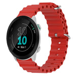 Cinturino per orologio in silicone tinta unita stile oceano da 20 mm, For Garmin Forerunner 55, For Garmin Venu