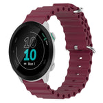 Cinturino per orologio in silicone tinta unita stile oceano da 20 mm, For Garmin Forerunner 55, For Garmin Venu