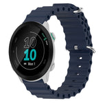 Cinturino per orologio in silicone tinta unita stile oceano da 20 mm, For Garmin Forerunner 55, For Garmin Venu
