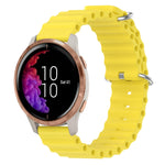 Cinturino per orologio in silicone tinta unita stile oceano da 20 mm, For Garmin Forerunner 55, For Garmin Venu
