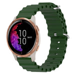 Cinturino per orologio in silicone tinta unita stile oceano da 20 mm, For Garmin Forerunner 55, For Garmin Venu