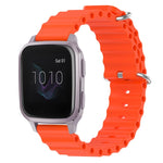 Cinturino per orologio in silicone tinta unita stile oceano da 20 mm, For Garmin Venu SQ, For Garminmove Luxe