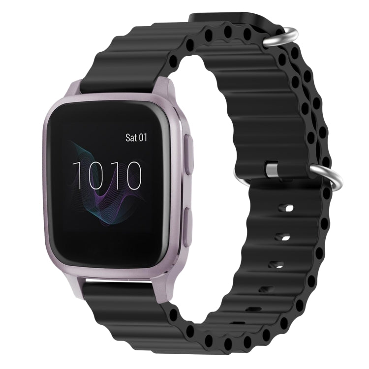Cinturino per orologio in silicone tinta unita stile oceano da 20 mm, For Garmin Venu SQ, For Garminmove Luxe