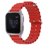 Cinturino per orologio in silicone tinta unita stile oceano da 20 mm, For Garmin Venu SQ, For Garminmove Luxe