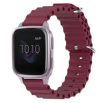 Cinturino per orologio in silicone tinta unita stile oceano da 20 mm, For Garmin Venu SQ, For Garminmove Luxe