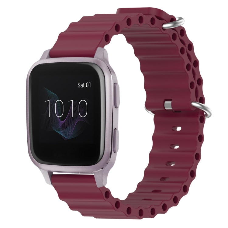 Cinturino per orologio in silicone tinta unita stile oceano da 20 mm, For Garmin Venu SQ, For Garminmove Luxe