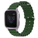 Cinturino per orologio in silicone tinta unita stile oceano da 20 mm, For Garmin Venu SQ, For Garminmove Luxe