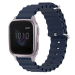 Cinturino per orologio in silicone tinta unita stile oceano da 20 mm, For Garmin Venu SQ, For Garminmove Luxe