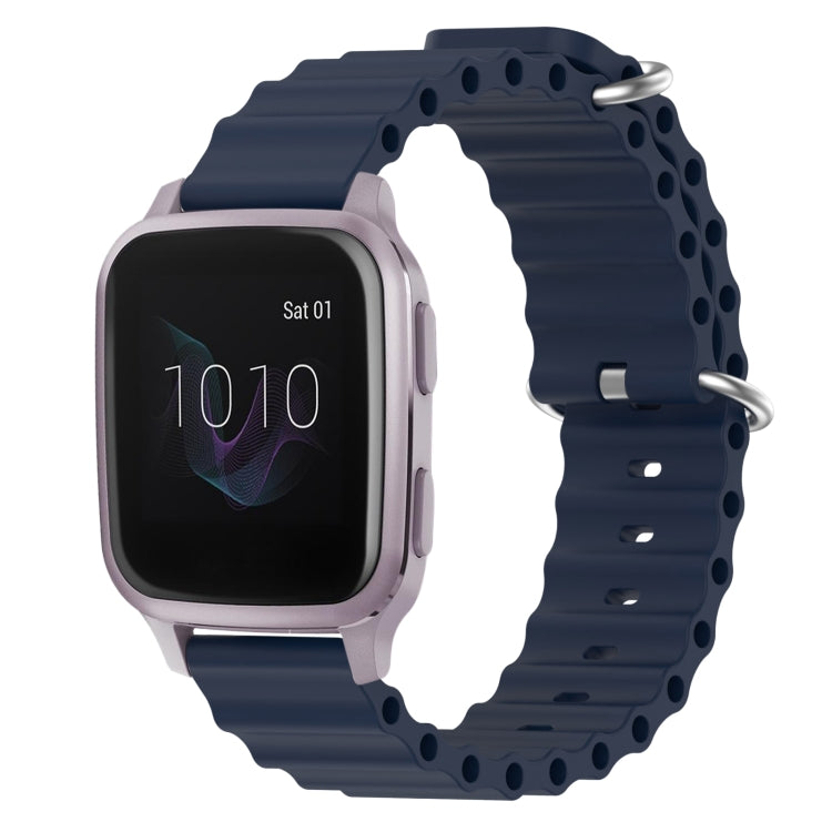Cinturino per orologio in silicone tinta unita stile oceano da 20 mm, For Garmin Venu SQ, For Garminmove Luxe