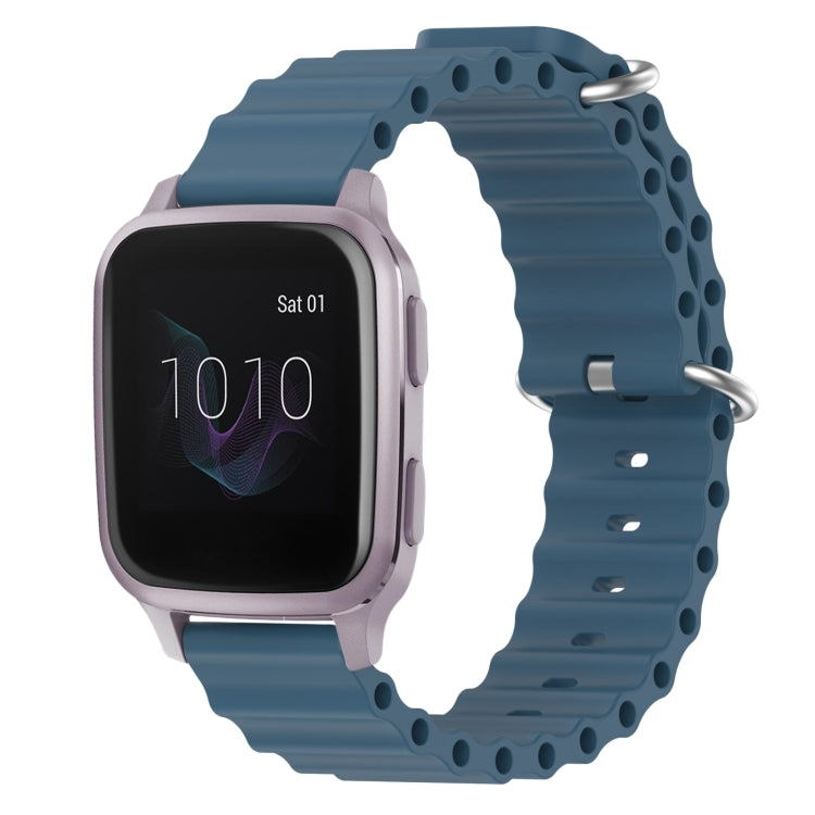 Cinturino per orologio in silicone tinta unita stile oceano da 20 mm, For Garmin Venu SQ, For Garminmove Luxe