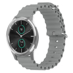 Cinturino per orologio in silicone tinta unita stile oceano da 20 mm, For Garmin Venu SQ, For Garminmove Luxe