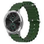 Cinturino per orologio in silicone tinta unita stile oceano da 20 mm, For Garmin Venu SQ, For Garminmove Luxe