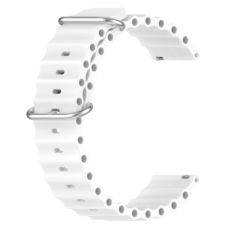 Cinturino per orologio in silicone tinta unita stile oceano da 20 mm, For Garmin Garminmove Style, For Garmin Forerunner 645 Music