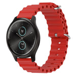 Cinturino per orologio in silicone tinta unita stile oceano da 20 mm, For Garmin Garminmove Style, For Garmin Forerunner 645 Music