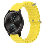 Cinturino per orologio in silicone tinta unita stile oceano da 20 mm, For Garmin Garminmove Style, For Garmin Forerunner 645 Music