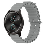 Cinturino per orologio in silicone tinta unita stile oceano da 20 mm, For Garmin Garminmove Style, For Garmin Forerunner 645 Music