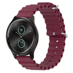 Cinturino per orologio in silicone tinta unita stile oceano da 20 mm, For Garmin Garminmove Style, For Garmin Forerunner 645 Music