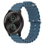 Cinturino per orologio in silicone tinta unita stile oceano da 20 mm, For Garmin Garminmove Style, For Garmin Forerunner 645 Music