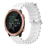 Cinturino per orologio in silicone tinta unita stile oceano da 20 mm, For Garmin Garminmove Style, For Garmin Forerunner 645 Music