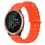 Cinturino per orologio in silicone tinta unita stile oceano da 20 mm, For Garmin Garminmove Style, For Garmin Forerunner 645 Music