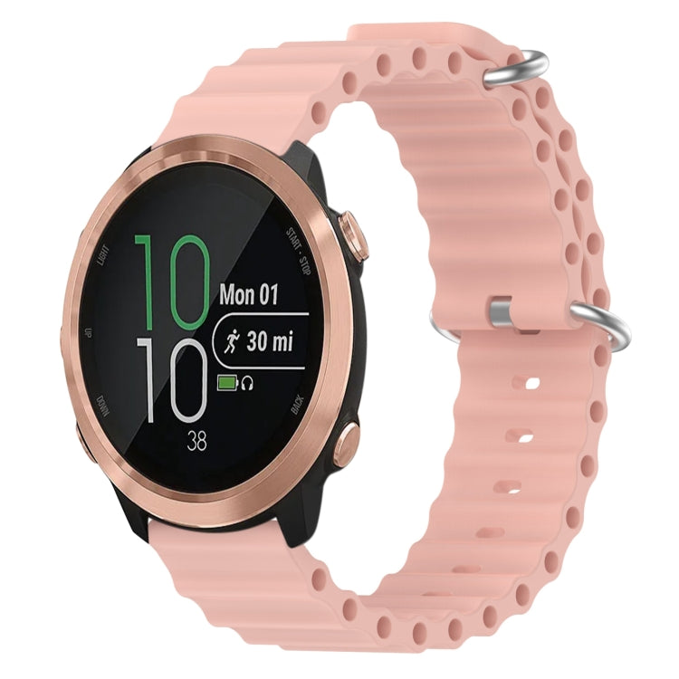 Cinturino per orologio in silicone tinta unita stile oceano da 20 mm, For Garmin Garminmove Style, For Garmin Forerunner 645 Music