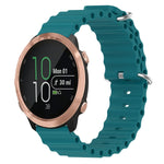 Cinturino per orologio in silicone tinta unita stile oceano da 20 mm, For Garmin Garminmove Style, For Garmin Forerunner 645 Music