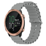Cinturino per orologio in silicone tinta unita stile oceano da 20 mm, For Garmin Garminmove Style, For Garmin Forerunner 645 Music