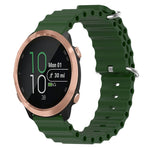 Cinturino per orologio in silicone tinta unita stile oceano da 20 mm, For Garmin Garminmove Style, For Garmin Forerunner 645 Music