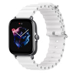 Cinturino per orologio in silicone tinta unita stile oceano da 20 mm, For Amazfit GTS 3, For Amazfit GTS 2E