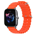 Cinturino per orologio in silicone tinta unita stile oceano da 20 mm, For Amazfit GTS 3, For Amazfit GTS 2E