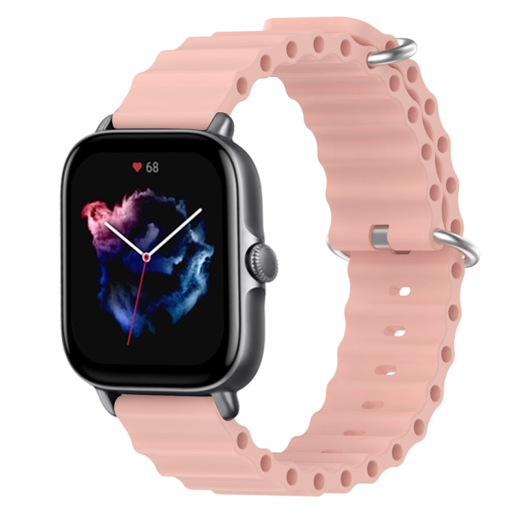 Cinturino per orologio in silicone tinta unita stile oceano da 20 mm, For Amazfit GTS 3, For Amazfit GTS 2E