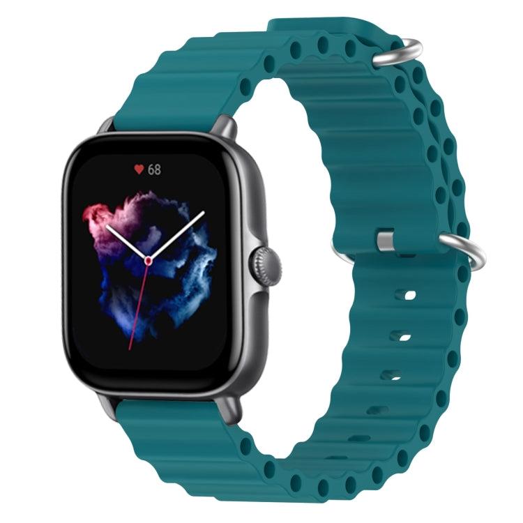 Cinturino per orologio in silicone tinta unita stile oceano da 20 mm, For Amazfit GTS 3, For Amazfit GTS 2E