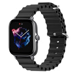 Cinturino per orologio in silicone tinta unita stile oceano da 20 mm, For Amazfit GTS 3, For Amazfit GTS 2E
