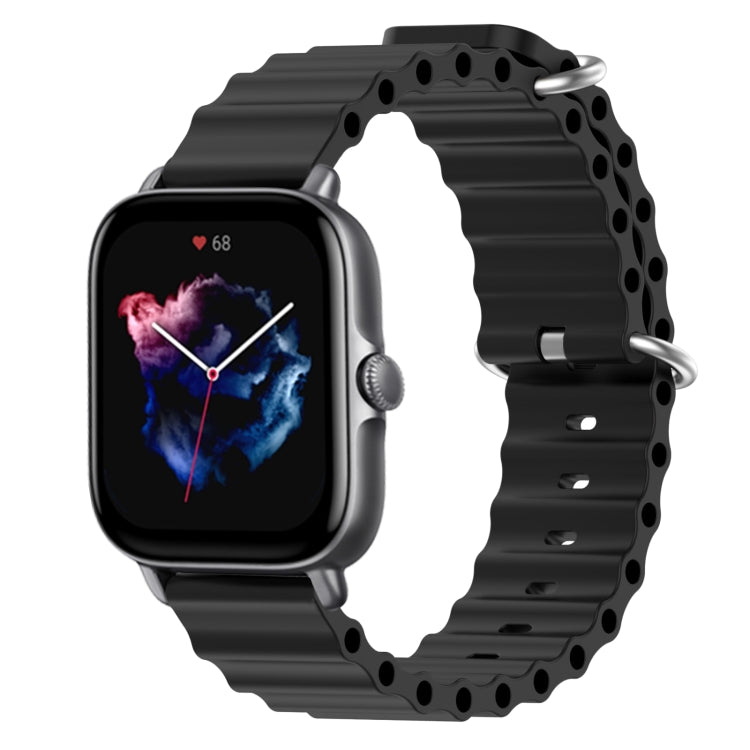 Cinturino per orologio in silicone tinta unita stile oceano da 20 mm, For Amazfit GTS 3, For Amazfit GTS 2E