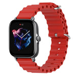 Cinturino per orologio in silicone tinta unita stile oceano da 20 mm, For Amazfit GTS 3, For Amazfit GTS 2E