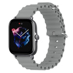 Cinturino per orologio in silicone tinta unita stile oceano da 20 mm, For Amazfit GTS 3, For Amazfit GTS 2E