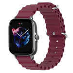 Cinturino per orologio in silicone tinta unita stile oceano da 20 mm, For Amazfit GTS 3, For Amazfit GTS 2E