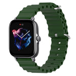 Cinturino per orologio in silicone tinta unita stile oceano da 20 mm, For Amazfit GTS 3, For Amazfit GTS 2E