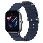 Cinturino per orologio in silicone tinta unita stile oceano da 20 mm, For Amazfit GTS 3, For Amazfit GTS 2E