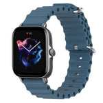 Cinturino per orologio in silicone tinta unita stile oceano da 20 mm, For Amazfit GTS 3, For Amazfit GTS 2E