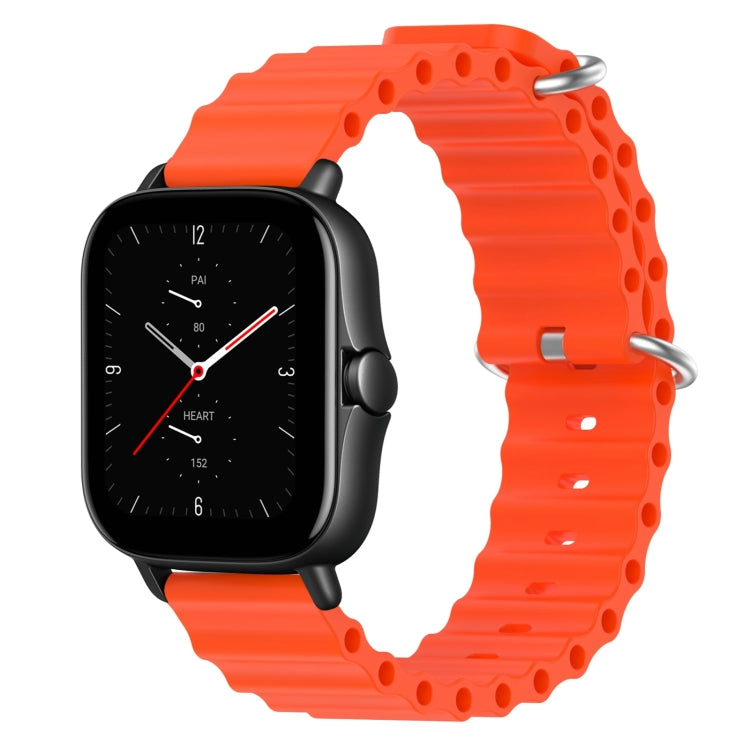 Cinturino per orologio in silicone tinta unita stile oceano da 20 mm, For Amazfit GTS 3, For Amazfit GTS 2E