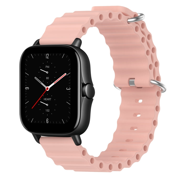 Cinturino per orologio in silicone tinta unita stile oceano da 20 mm, For Amazfit GTS 3, For Amazfit GTS 2E
