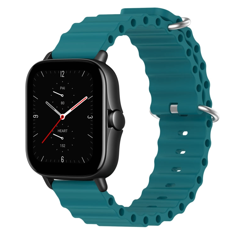 Cinturino per orologio in silicone tinta unita stile oceano da 20 mm, For Amazfit GTS 3, For Amazfit GTS 2E