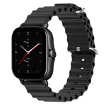 Cinturino per orologio in silicone tinta unita stile oceano da 20 mm, For Amazfit GTS 3, For Amazfit GTS 2E