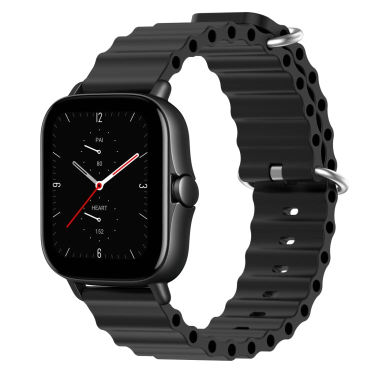 Cinturino per orologio in silicone tinta unita stile oceano da 20 mm, For Amazfit GTS 3, For Amazfit GTS 2E
