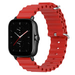 Cinturino per orologio in silicone tinta unita stile oceano da 20 mm, For Amazfit GTS 3, For Amazfit GTS 2E