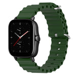 Cinturino per orologio in silicone tinta unita stile oceano da 20 mm, For Amazfit GTS 3, For Amazfit GTS 2E